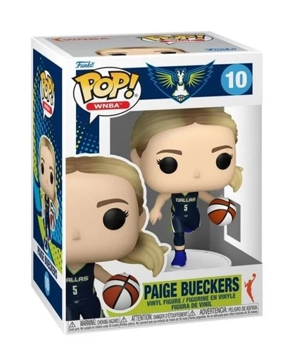 Funko POP!  WNBA - Dallas Wings Paige Bueckers (10) with Protector.   IN HAND