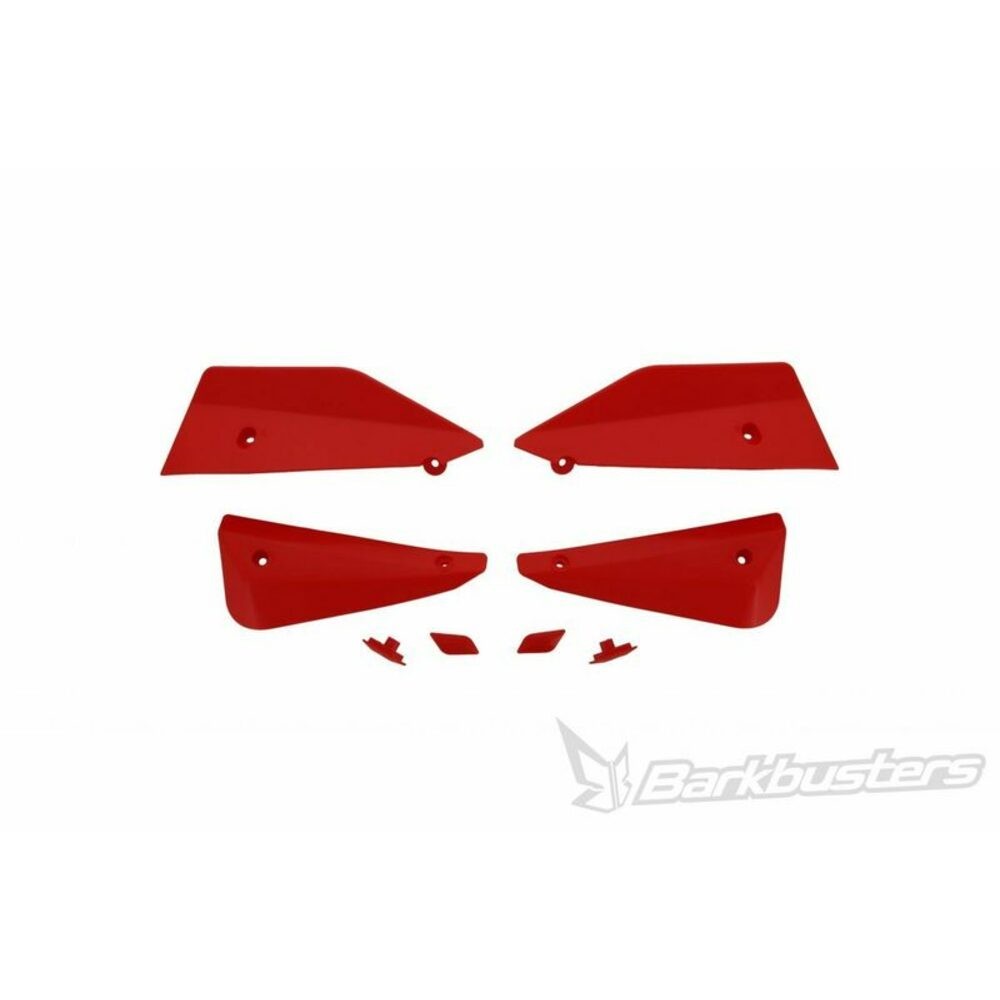 Kit Da Deflettori E Connettori BARKBUSTERS Sabre Colore Rosso per