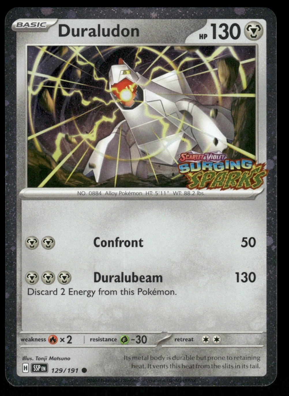 Duraludon (Surging Sparks) Common Miscellaneous Cards & Products 129/191 NM