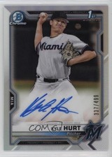 2021 Bowman Chrome Prospect Auto Refractor 337/499 Kyle Hurt #CPA-KHU Auto 2a9