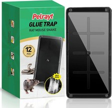 Glue Mouse  Rat Traps Indoor for Home -12 Pack Large Heavy Duty Glue Traps for