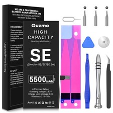 5500mAh Battery for iPhone SE 2016, Upgraded High Capacity Battery for iPhone...