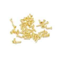 3MM Electric Guitar Bass Pickguard Screws Pick Guards Scratch Plate 3 12mm Gold