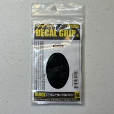 Decal Grip for Glock Gen 3 17/18/22/24/31/34/35/37 w/ Finger Groove G17FGR