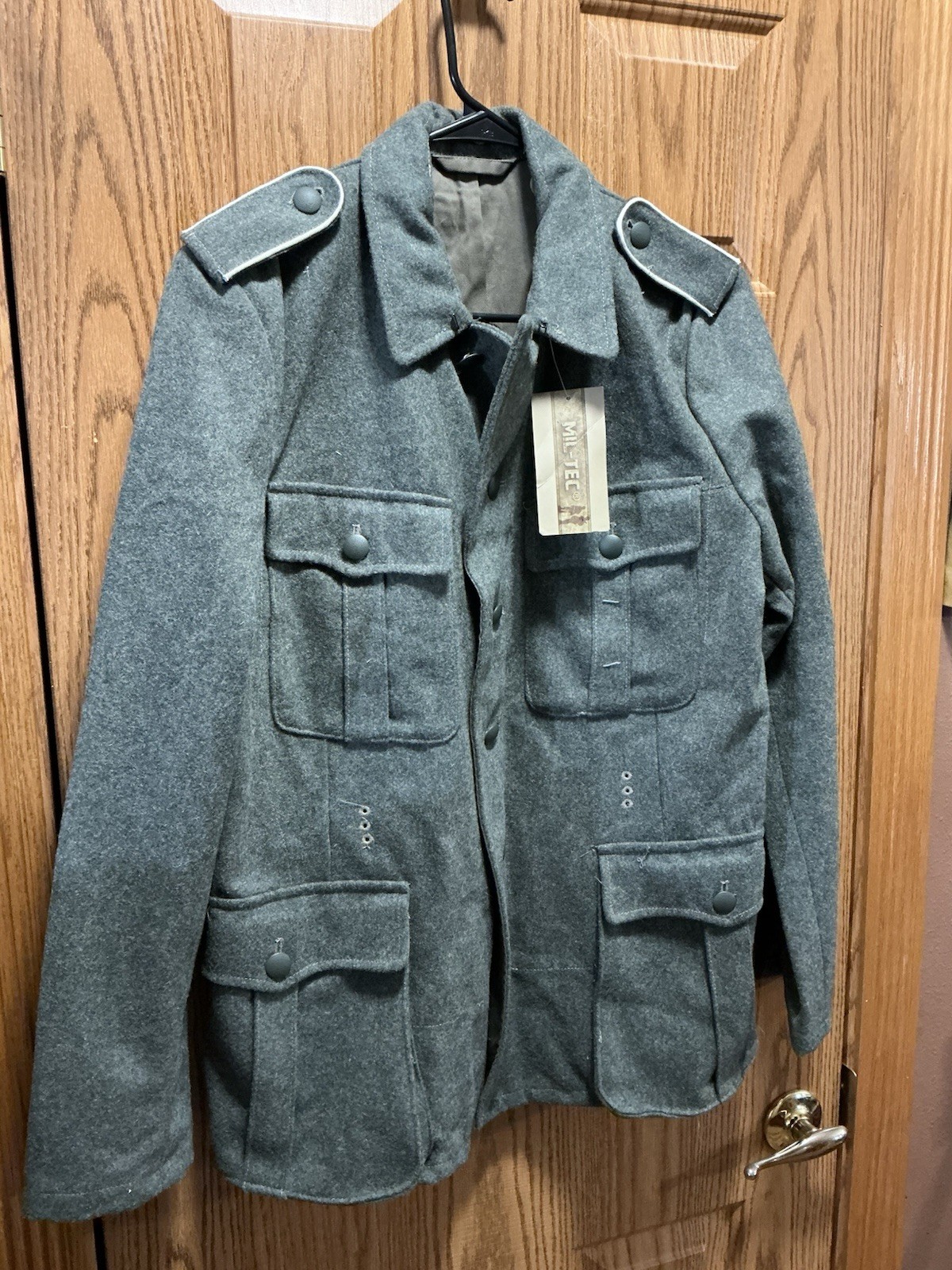 Mil-Tec Jacket Reproduction German Army Wool Size 50 (US Large) New With Tags