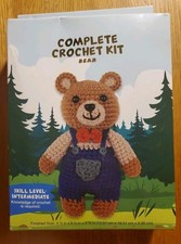 Needle Creations Complete Crochet Kit DIY Easter Bear Intermediate Skill Level