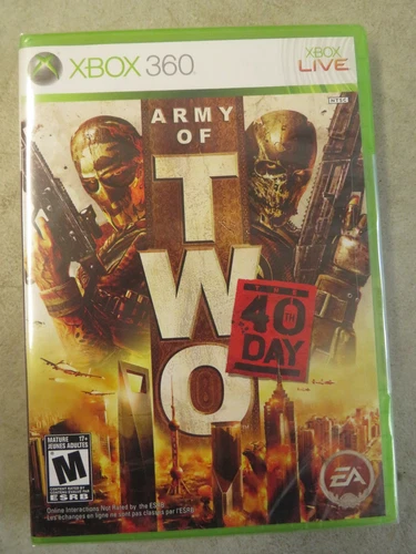 Microsoft Xbox 360 Army Of Two The 40th Day New Factory Sealed