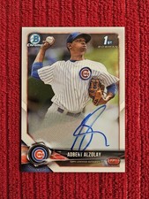 Adbert Alzolay 2018 Bowman Chrome Auto Cubs/Mets