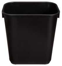 Pack Of 2 Amazon Basics Small Trash Can, Rectangular Commercial Office