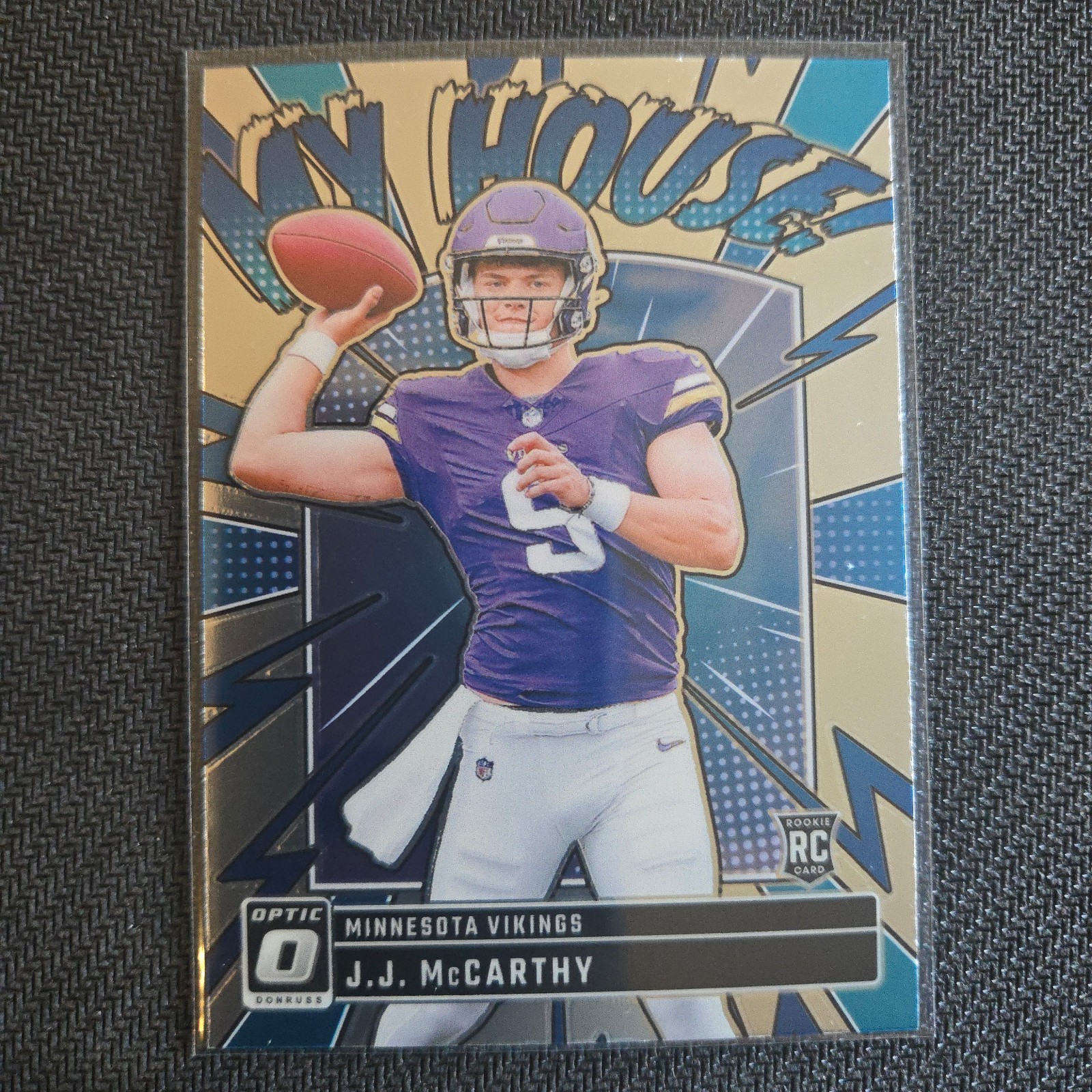 2024 Panini Donruss Optic - My House! J.J. McCarthy #6 (RC)