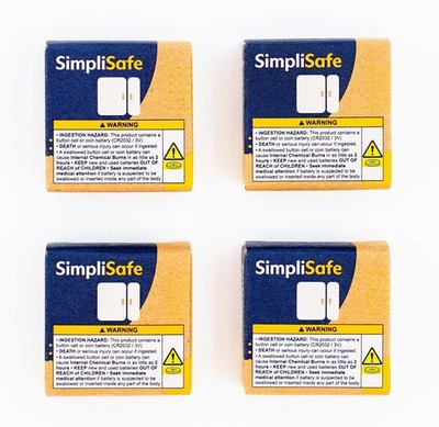 SimpliSafe Door Window Magnetic Entry Sensor ES3 (Gen 3)  4-Pack - Brand New