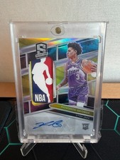 2023-24 Panini spectra Treasures Rookie Logoman Keyonte George Patch Rc auto 1/1