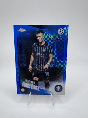 Topps 2025-26 UCL X-Fractor /150 Lautaro Martinez Inter Milan #143 Soccer Card