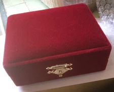 Large 9.6* DIPTYCH WEDDING or TRAVEL ICON silver&gold plated in plush velvet Box