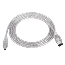 YACSEJAO Firewire DV Cable IEEE1394 6 Pin to 4 Pin Male to Male Ilink Adapter Co