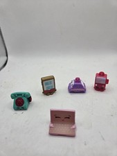 5pc shopkins/Figures - Phone, Laptop, Purse
