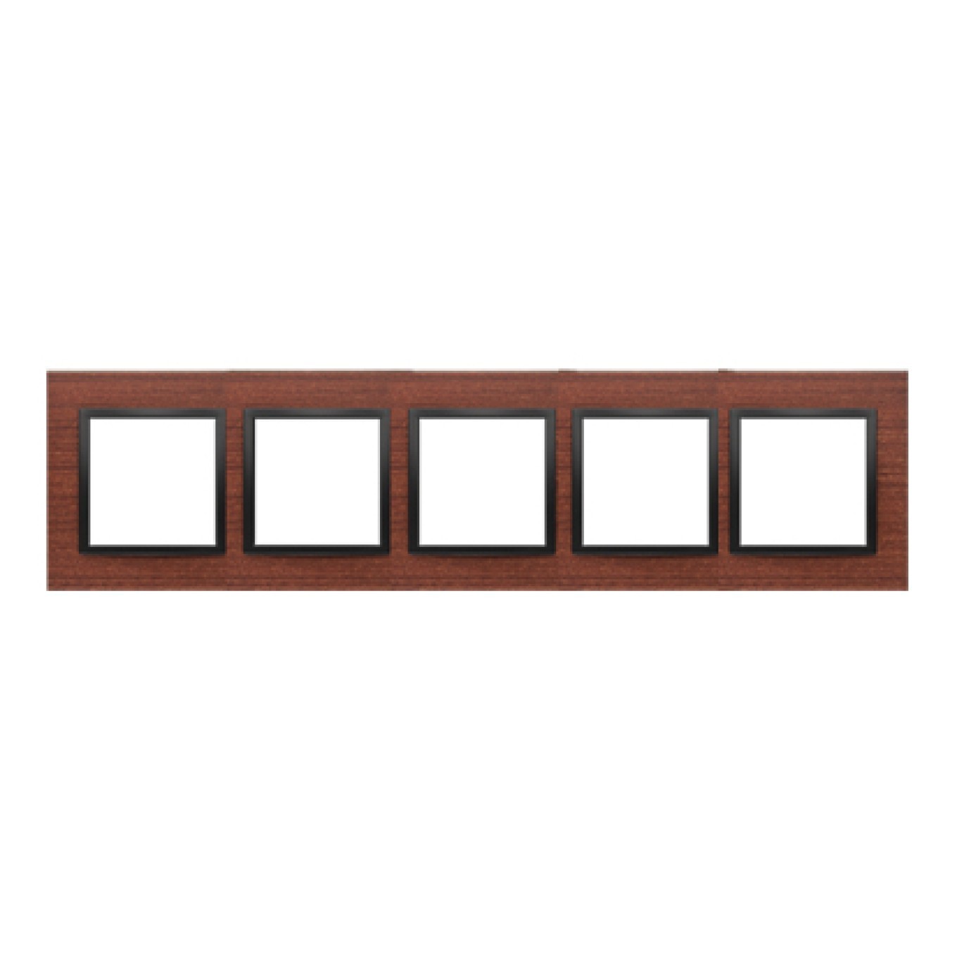 Simon 54 Nature 5-Way Wooden Frame, Black Walnut DRN5/87