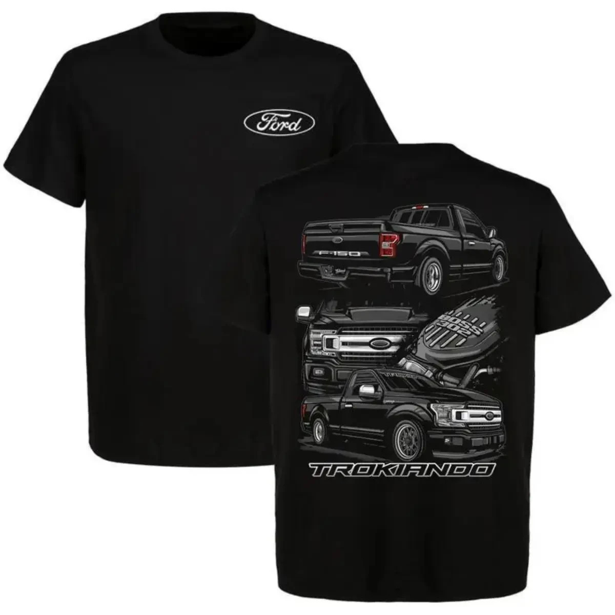 Ford F-150 Trokiando T-Shirt, 2 Sided, Pickup Truck Graphic Tee