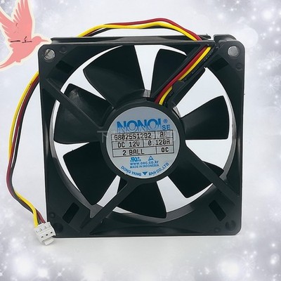 NONOISE G8025S12B2 AE DC12V 0.12A 8025 8cm Cooling Fan *uq