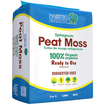 Fafard Sphagnum Peat Moss 3-cu ft. Organic Peat moss Moisture control
