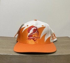 VTG Tampa Bay Buccaneers Logo Athletic Sharktooth Hat Cap Creamsicle TB Bucs NFL