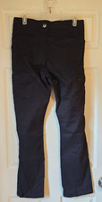 Wrangler Outdoor Performance Cargo Pants Black Hiking Travel Zip Pockets Sz 30