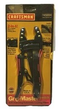 Sears Craftsman USA Nos Grip Master Switch Automatic Locking Pliers Rare 45694