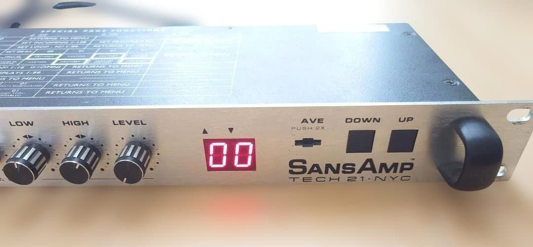 Tech 21 SansAmp Model PSA-1 Preamp Rackmount w/ Power cable Used