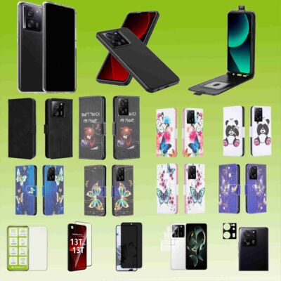 Für Xiaomi 13T / 13T Pro Zubehör Handy Tasche Hülle Hart Glas Case Cover AUSWAHL