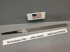 Sierra de mano Nicholson 7" archivo romo 14056 13841 3 triángulos laterales nueva en stock hecha en EE. UU.
