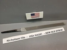 Nicholson 7" Handsaw Blunt File 14056  13841 3 Side Triangle NOS  USA MADE