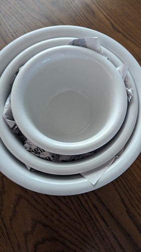3 Corelle Coordinates Stoneware Abundance Nesting Mixing Bowls 1 Qt., 2qt.,3 Qt. - Picture 2 of 14