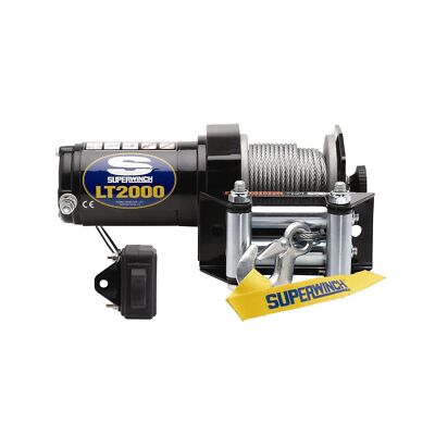 Superwinch 1120210 LT2000 12V DC Electric Winch 2,000lb(907kg) Single Line Pu...