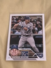 1024-2 2023 Topps Update RC Brewer Hicklen Kansas City Royals