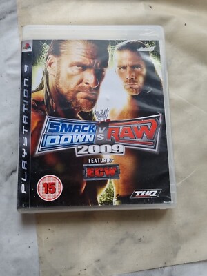 Sony PlayStation 3 Ps3 WWE SmackDown vs. Raw 2009
