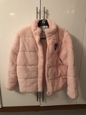 Hype Pink Fluffy Coat Nwt