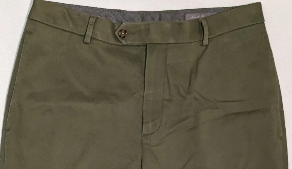 Daniel Cremieux Pants Men's 32x32 Green  Cotton Adult Casual Dress Pants  - Image 4 of 4