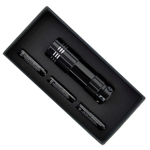 Mellert LED Taschenlampe mit Geschenkbox Leuchte Geschenk schwarz Lampe Light - Bild 5 von 5