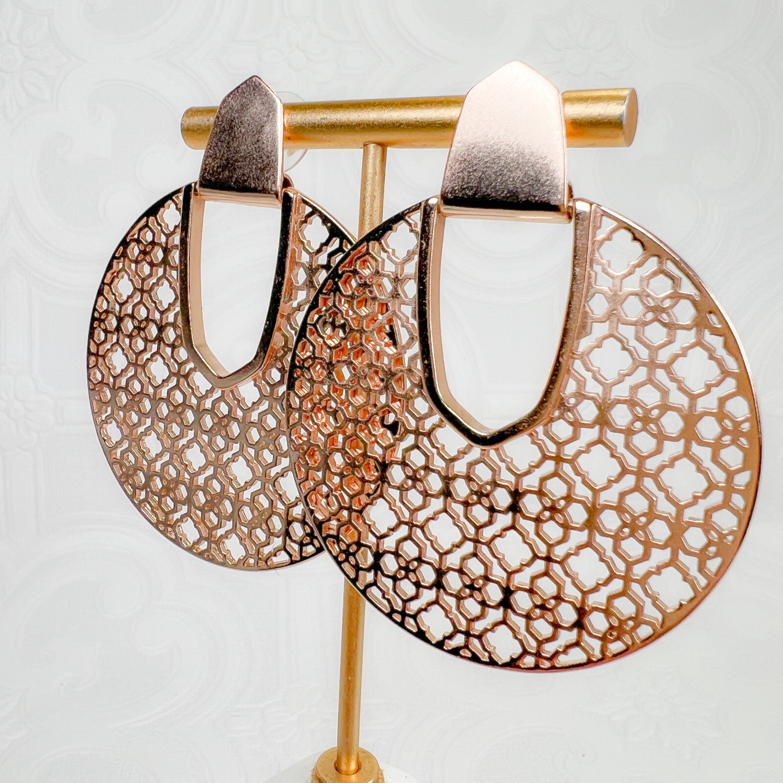 Kendra Scott Large Doorknocker Statement Earrings… - image 4