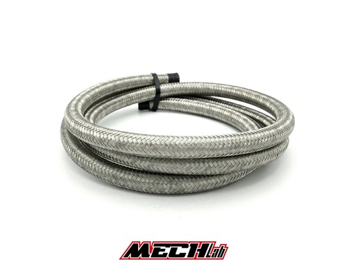 tubo carburante aeronautico in treccia acciaio e gomma AN8 8-AN 10mm inox 200-08