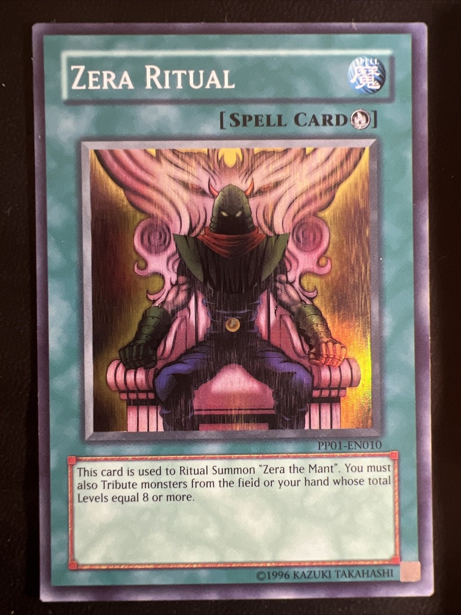 Yugioh Structure Deck Yugioh Zera Ritual Premium Pack Secret Rare PP01 ...