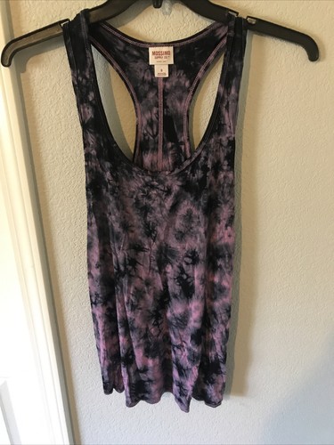 Robe Femme Bleue Tie Dye – Licou Décalé, Tissée, Pour Look Printanier Décontracté (tailles S Et M) – Marque Mossimo