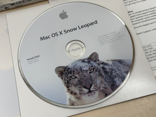Snow Leopard 10.6.3 Mac OS X Operating System Apple DVD Install - Picture 2 of 4