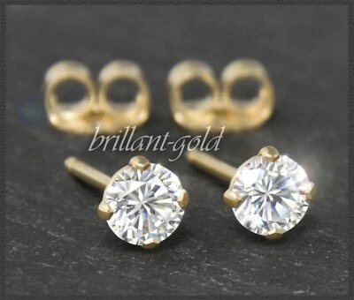 Brillant Stecker aus 585 Gelbgold mit 1,06ct Diamanten, Si1; Damen Ohrringe NEU - Bild 1 von 4