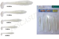 c grub bianco gomma artificiali spinning luccio trota siluro spigola bass tp