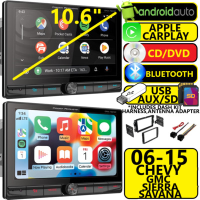 GM 2006-15 NAV CD/DVD BLUETOOTH APPLE CARPLAY ANDROID AUTO CAR RADIO STEREO