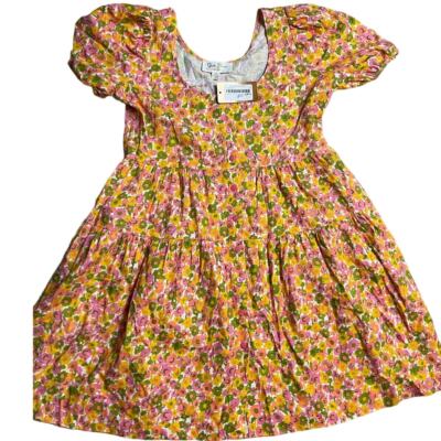 Julie Brown Oversized Linen Blend Scoop Neck Button Down Sundress Size XS
