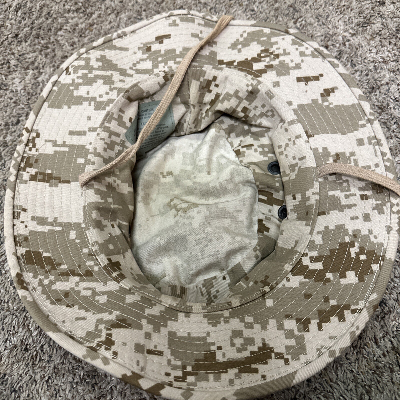 Military Boonie Hat Camo Sun Hot Weather Type II MilTypeJ44320 Size