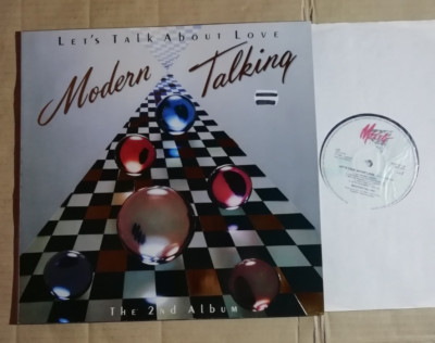MODERN TALKING - LET'S TALK ABOUT LOVE - THE 2ND ALBUM - LP - SCANDINAVIA 1985