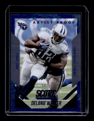 2015 Score Artist's Proof #297 Delanie Walker /35 - EXACT SCAN